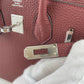 Birkin25 バーキン25 Rough H ルージュアッシュ PHW シルバー金具 B刻