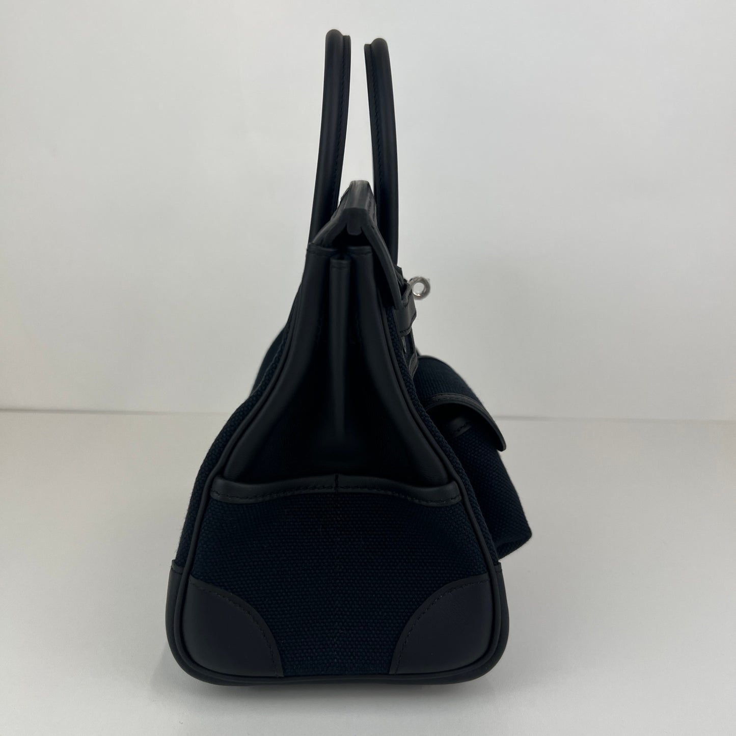 Birkin25 cargo バーキン25カーゴ Black ブラック  PHW シルバー金具 Toile goelan/Swift トワルゴエラン/スイフト Stamp-K K刻印