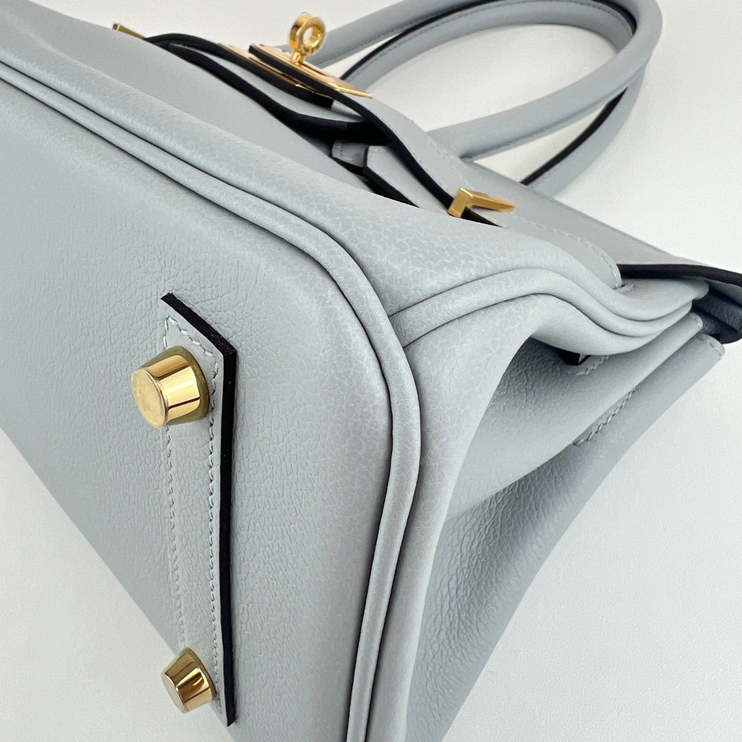 Shoulder Birkin29 ショルダーバーキン29 Blue glacier ブルーグラシエ Evercolor エバーカラー GHW ゴールド金具 Stamp-K K刻印