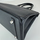 Birkin30 バーキン30 Stamp-W W刻印 Togo トゴ Black ブラック PHW シルバー金具