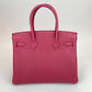 Birkin30 バーキン30 Ruby ルビー Togo トゴ PHW シルバー金具 B刻