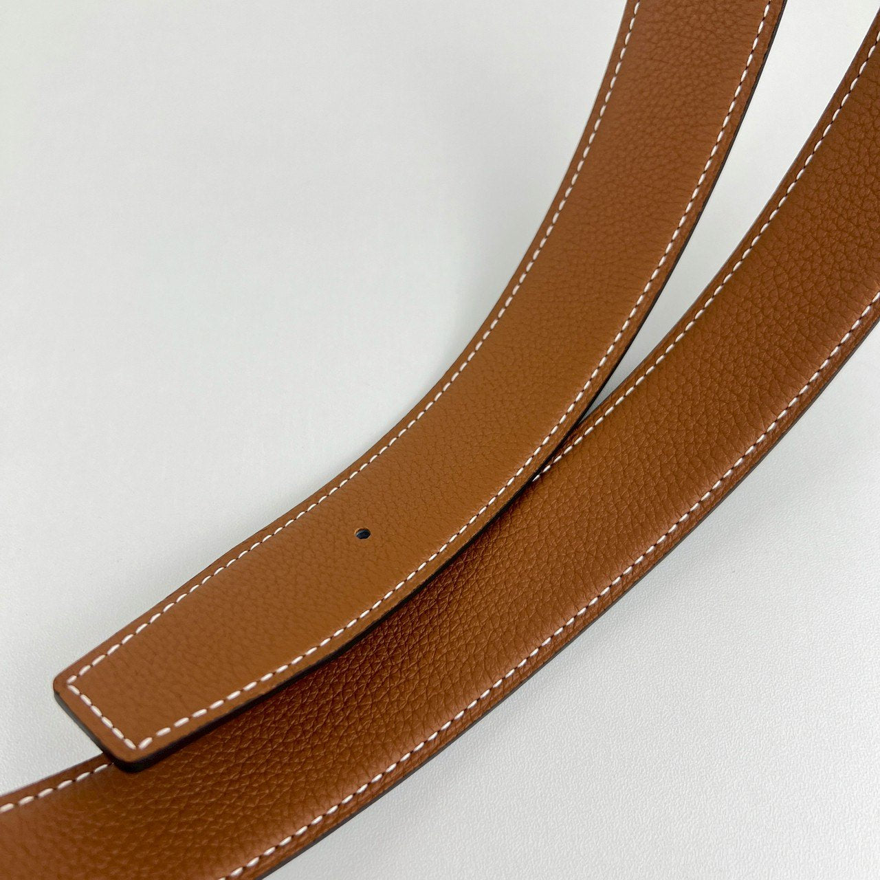 Ceinture H boucleGris moyen Cuir seul de ceinture H #100Black/Gold  Hベルトバックル リバーシブルベルトレザー Black ブラック/Gold ゴールド