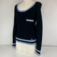 プルオーバー トップス ココマーク 長袖 Black ブラック light blue ライトブルー P77933-K11280-NZN95