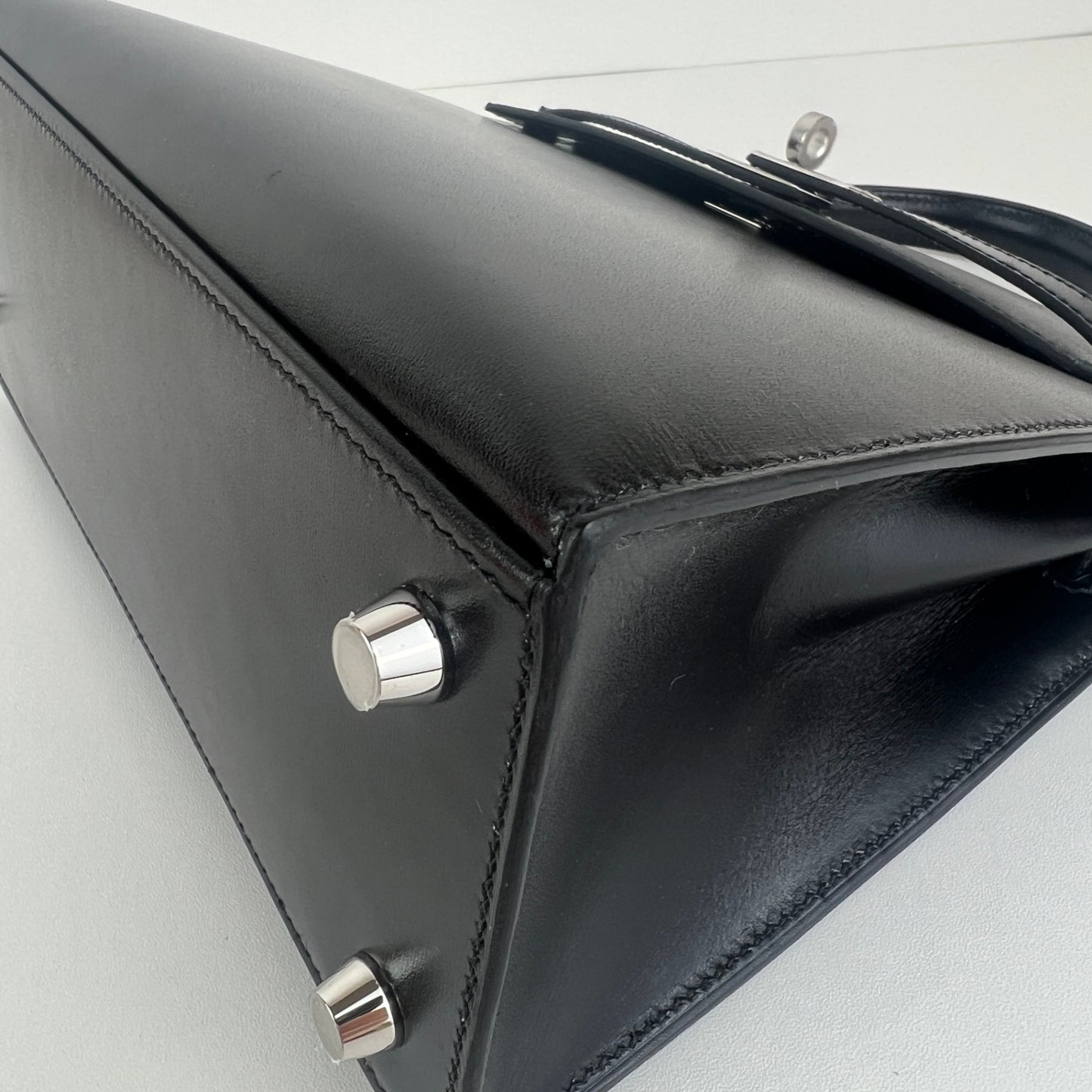 新品未使用 HERMES Birkin25 バーキン25 Black ブラック Boxcalf ボックスカーフ PHW シルバー金具 Stamp-K K刻印