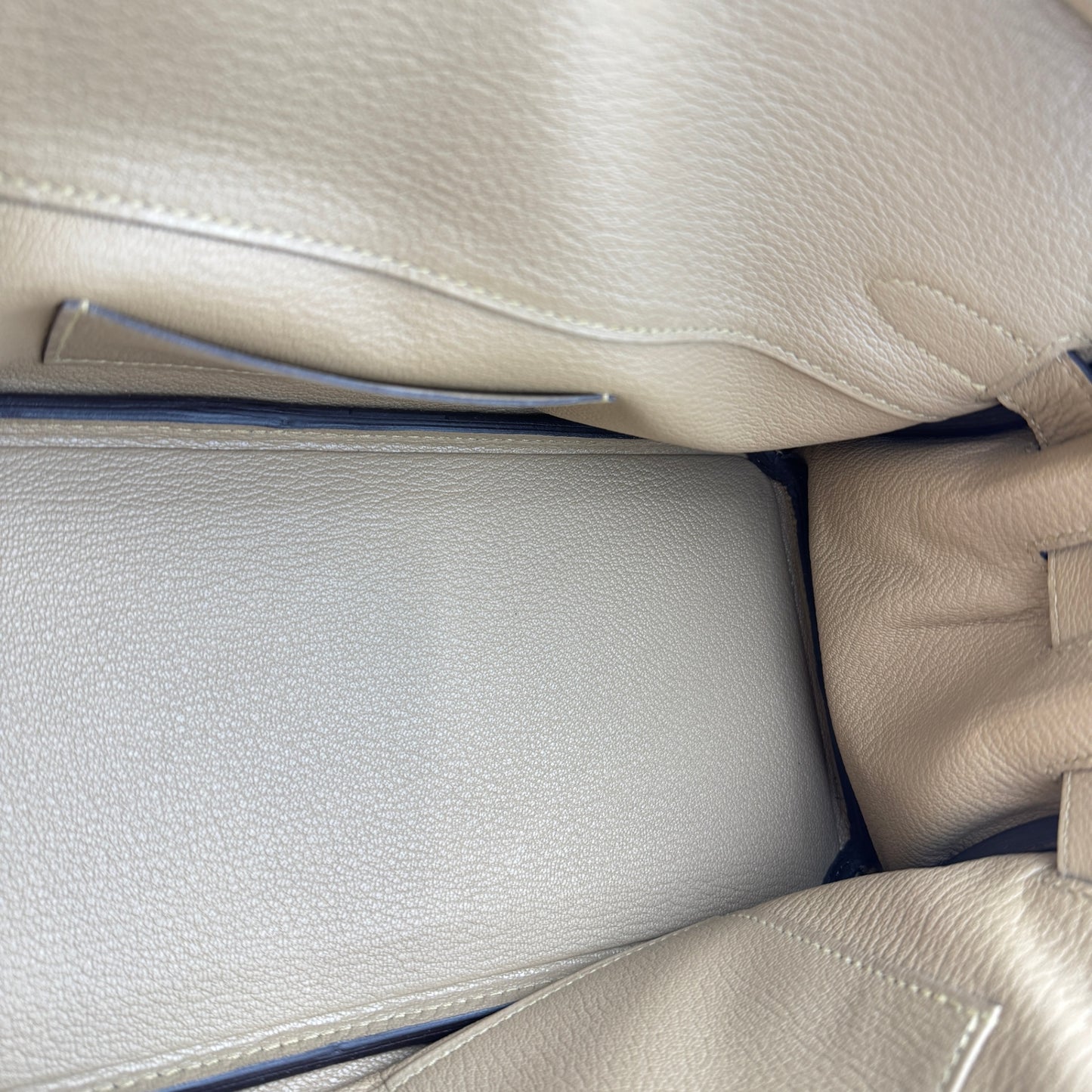 Shoulder Birkin29 ショルダーバーキン29 Poussiere プシエール  PMBHW シャンパンゴールド金具 Evercolor エバーカラー Stamp-K K刻印