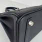 Birkin25 バーキン25 Black ブラック PHW シルバー金具 W刻印 Togo トゴ