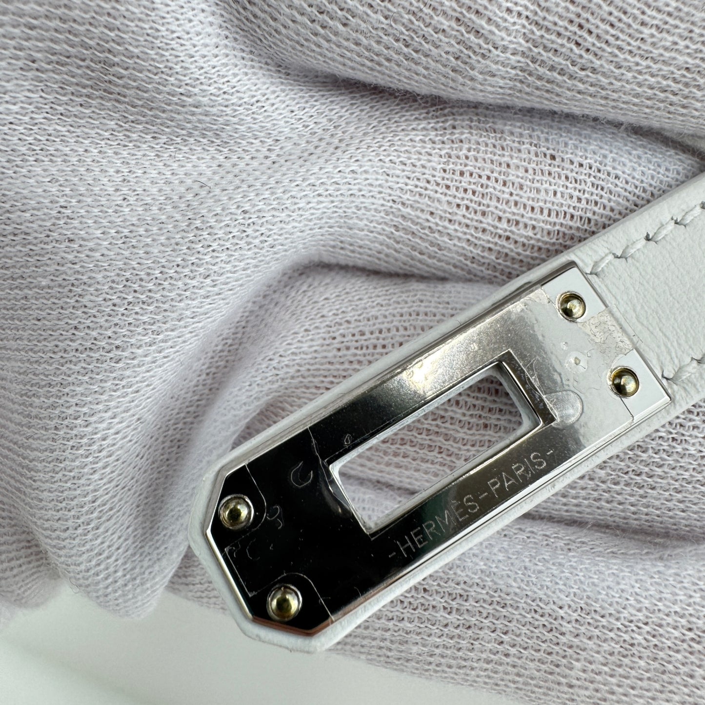 Birkin25 バーキン25 Stamp-W W刻印 Swift スイフト New white ニューホワイト PHW シルバー金具
