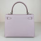 Kelly25 ケリー25 Stamp-B B刻印 Epsom エプソン Mauve pale モーヴペール PHW シルバー金具