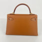 Mini kelly ミニケリー Gold ゴールド Epsom エプソン GHW ゴールド金具 Stamp-W W刻印