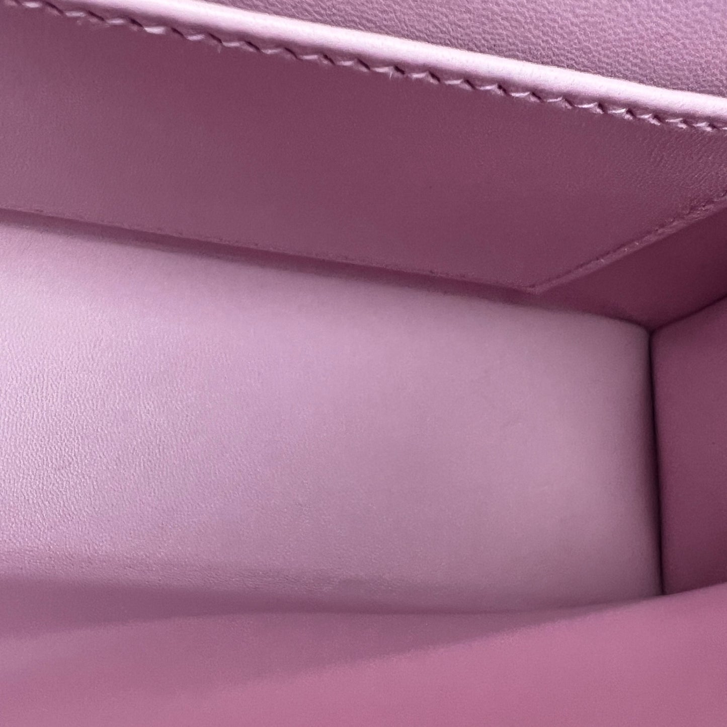 Mini kelly ミニケリー Mauve Sylvestre　モーヴシルベストル  PHW シルバー金具 Epsom エプソン Stamp-K K刻印