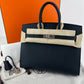 Hermès エルメス Birkin25 sellier バーキン25セリエ Stamp-W W刻印 Epsom エプソン Black ブラック PHW シルバー金具