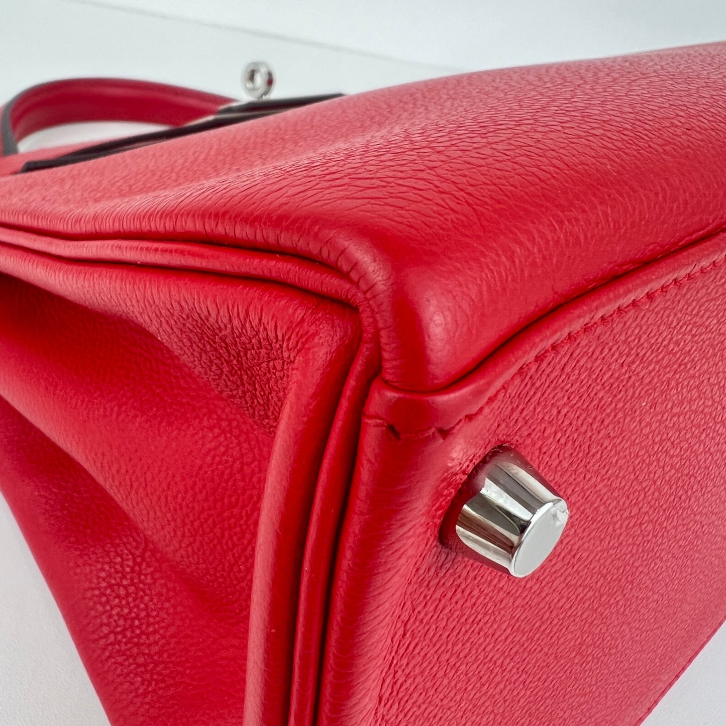 Kelly28 ケリー28 Rouge de cour ルージュクー Evercolor エバーカラー PHW シルバー金具 Stamp-Y Y刻印