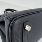 Birkin25 バーキン25 Black ブラック Togo トゴ PHW シルバー金具 W刻印 Togo トゴ