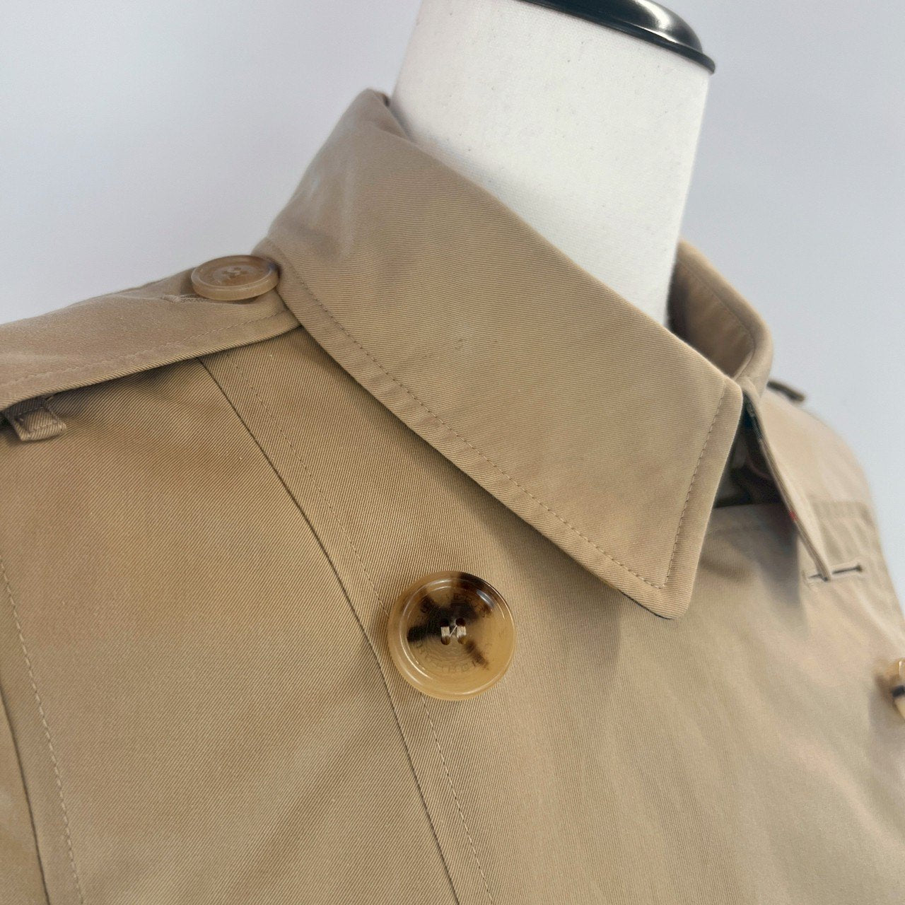 Burberry バーバリー トレンチコート　ダブルボタン beige ベージュ 綿 100%