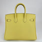 Birkin25 バーキン25 Stamp-B B刻印 Togo トゴ Joune poussin ジョーヌプッサン PHW シルバー金具