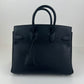 Birkin25 shadow バーキン25 シャドウ Black ブラック Swift スイフト PHW シルバー金具 Stamp-Y Y刻印
