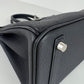 Birkin25 バーキン25 Black ブラック PHW シルバー金具 Stamp-W W刻印 Togo トゴ ハンドバッグ