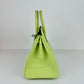 Birkin25 バーキン25 Jaune bourgeon ジョーヌブルジョン Alligatorアリゲーター PHW シルバー金具 Stamp-U U刻印
