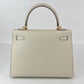 Kelly25 Sellier ケリー25 セリエ Craie クレ GHW ゴールド金具 Stamp-W W刻印 Epsom エプソン