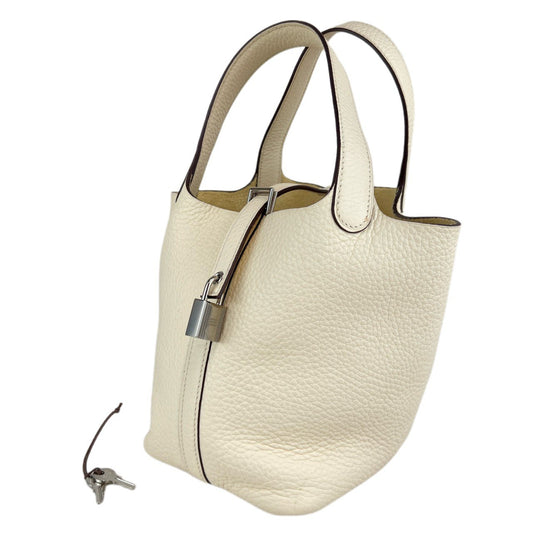 Hermès エルメス Picotin Lock PM ピコタンロック PM Stamp-Z Z刻印 Taurillon Clemence トリオンクレマンス Nata ナタ PHW シルバー金具