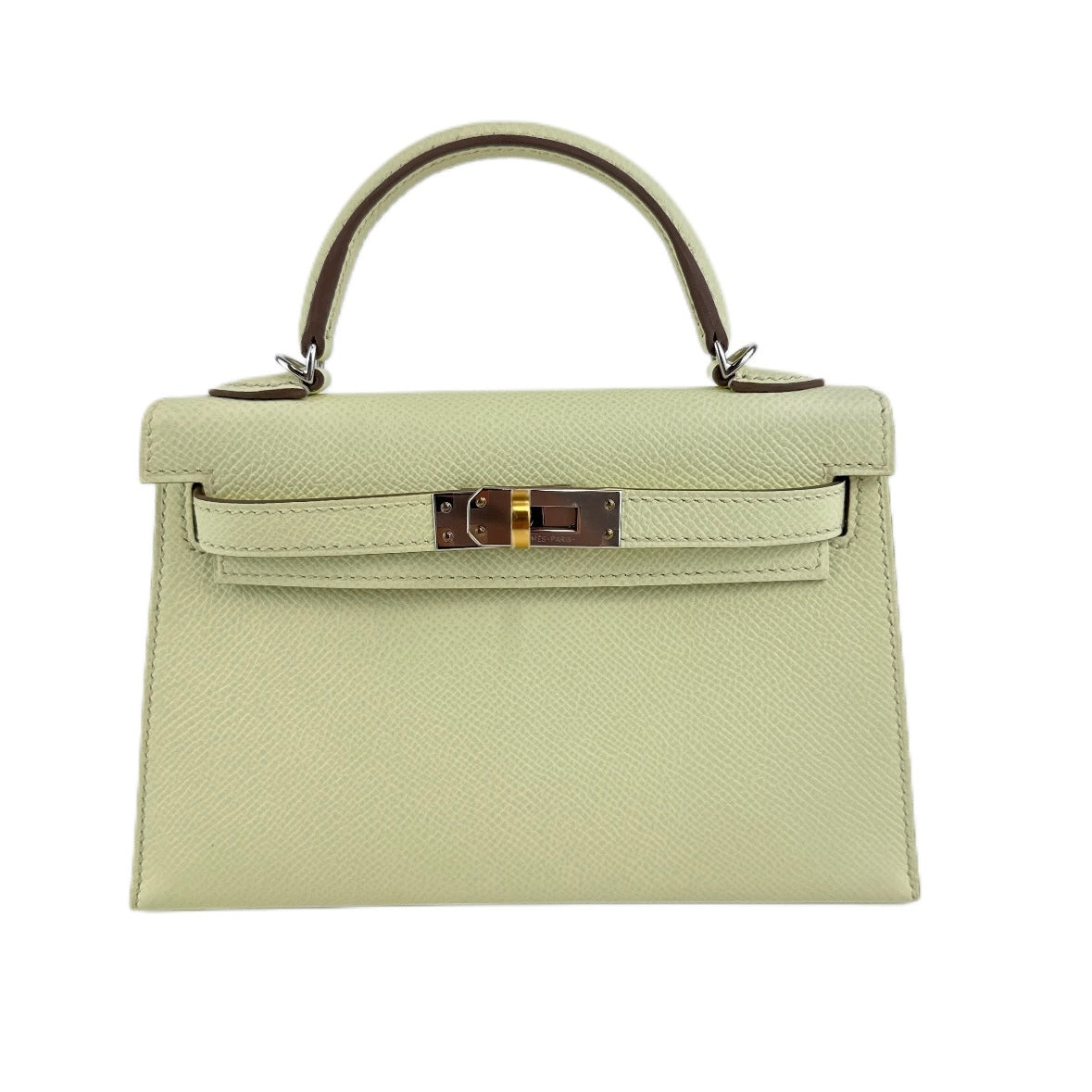 Mini kelly Jaune milton ジョーヌミルトン Epsom エプソン EHW エレクトラム金具 Stamp-W W刻