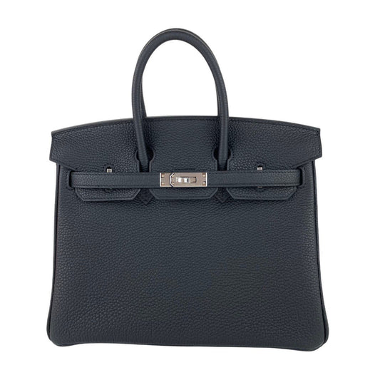 Birkin25 バーキン25 Black ブラック Togo トゴ PHW シルバー金具 Stamp-W W刻印