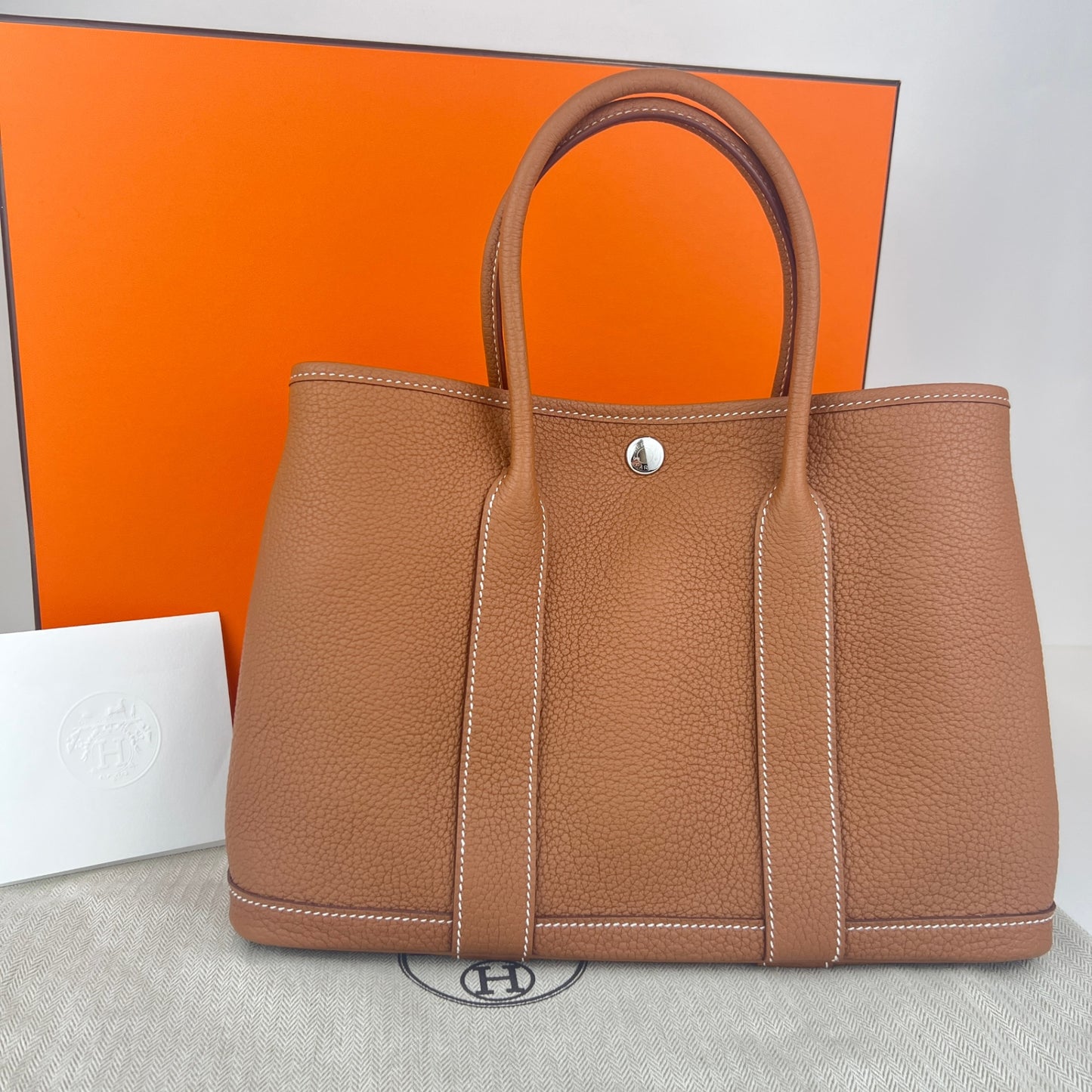 Garden Party ガーデンパーティTPM Gold ゴールド PHW シルバー金具 Stamp-W W刻 Veau Negonda ネゴンダ