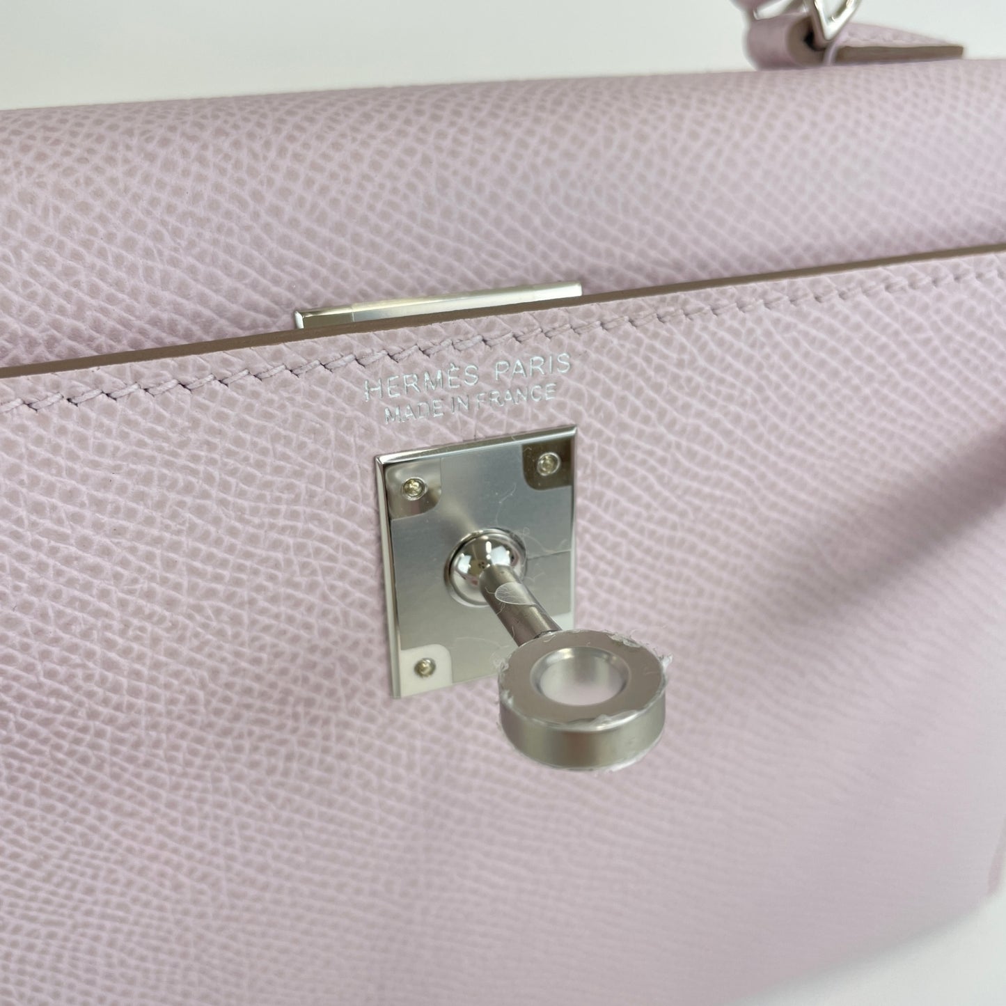 Mini kelly ミニケリー Mauve Sylvestre　モーヴシルベストル  PHW シルバー金具 Epsom エプソン Stamp-B B刻印