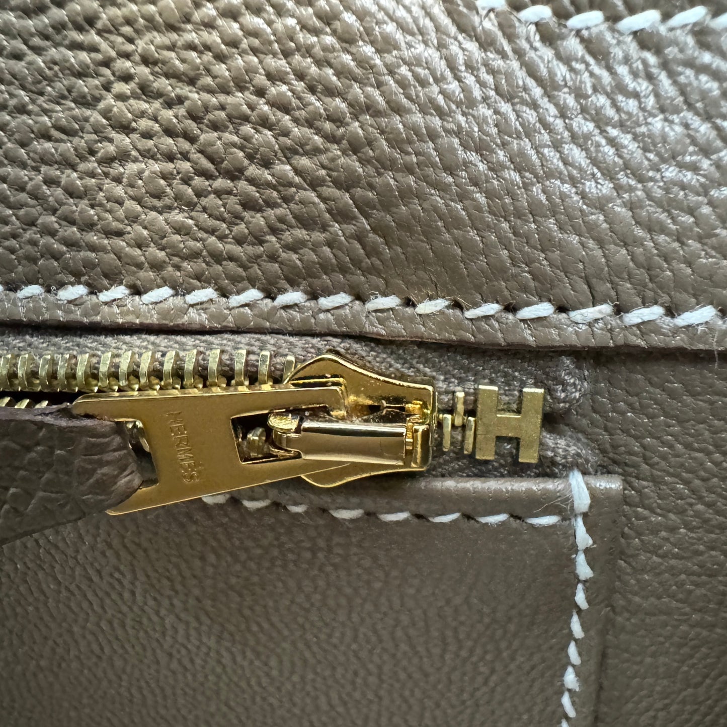 Birkin30 sellier バーキン30セリエ Stamp-W W刻印 Epsom エプソン Etoupe エトープ GHW ゴールド金具