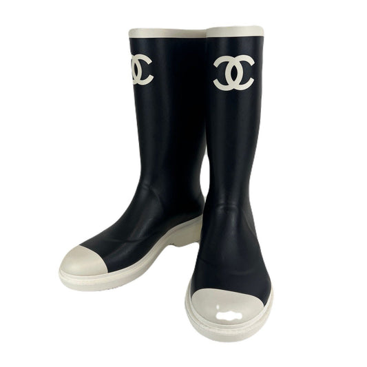 ココマーク レインブーツ 長靴 サイズ38(24センチ) ブラック