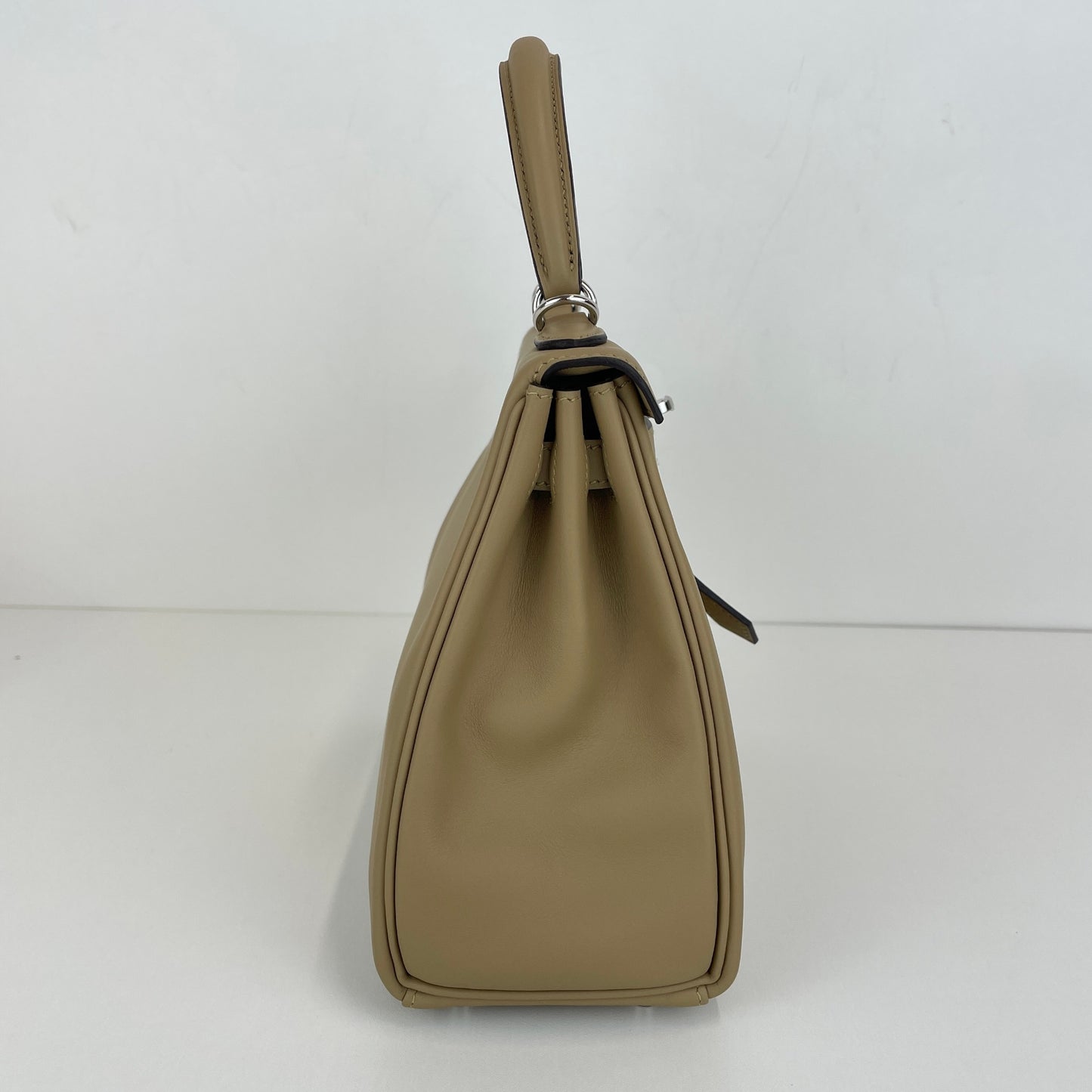 Kelly25 colormatic ケリー25カラーマティック Poussiere プシエール PHW シルバー金具 Stamp-K K刻