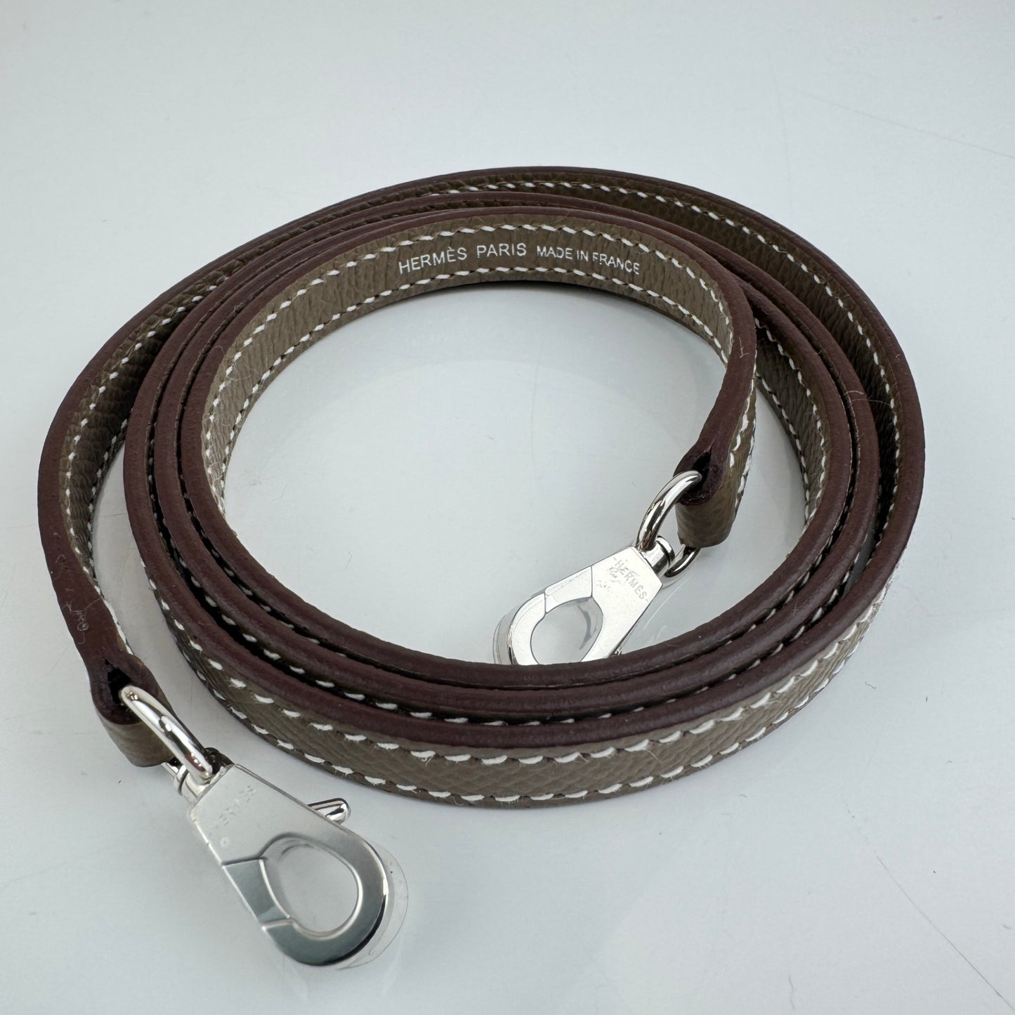 Mini kelly ミニケリー Etoupe エトープ Epsom エプソン PHW シルバー金具 Stamp-K K刻