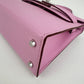 Mini kelly ミニケリー Mauve Sylvestre　モーヴシルベストル  PHW シルバー金具 Epsom エプソン Stamp-K K刻印