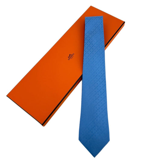 シルクタイ Faconnee ニューHタイ Faconnee New H tie BLUE LAC ブルーラック シルク