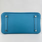 Birkin30 バーキン30 New blue jean ニューブルージン PHW シルバー金具 Stamp-W W刻印 Togo トゴ
