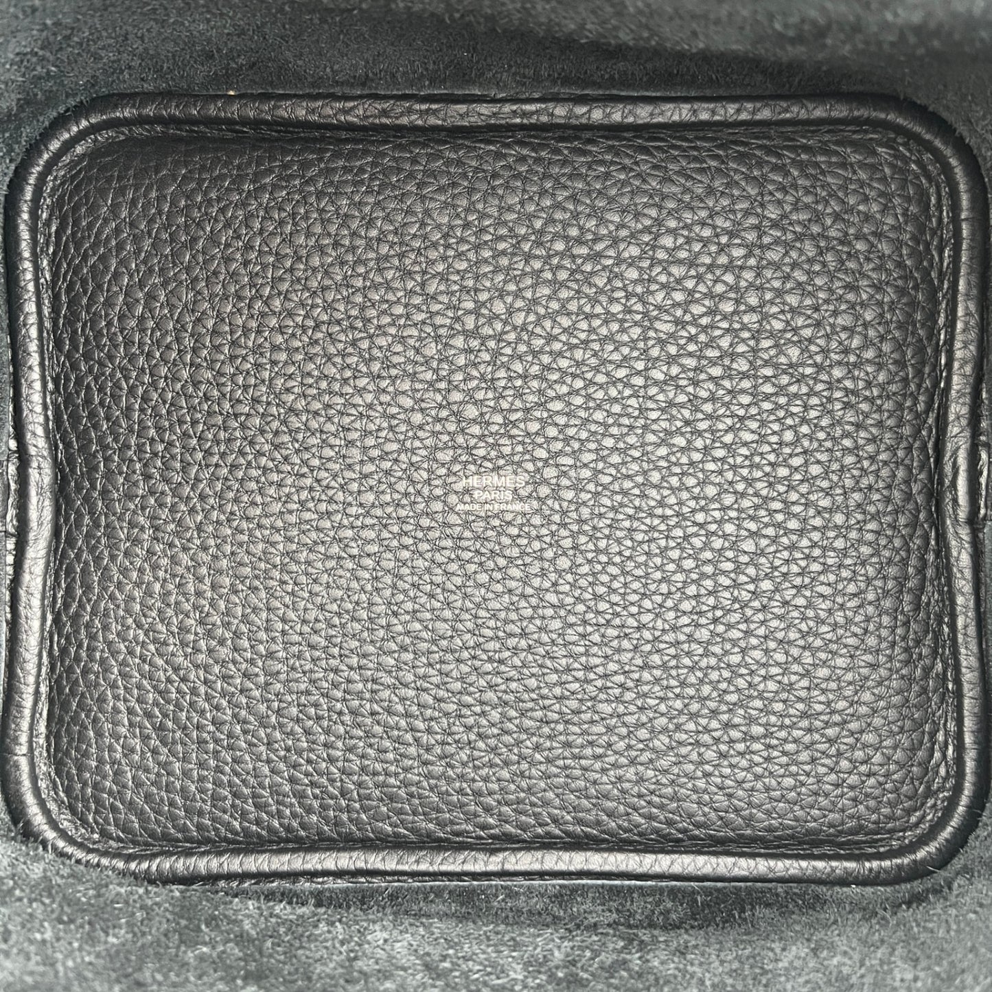 Picotin lock MM ピコタンロックMM Black ブラック Clemence クレマンス PHW シルバー金具 Stamp-K K刻印