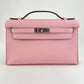 Pochette kelly ポシェットケリー Rose sakura ローズサクラ Swift スイフト PHW シルバー金具 Stamp-K K刻印