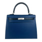 Hermès エルメス Kelly25 ケリー25 Stamp-W W刻印 Madame/Crocodile マダム/クロコダイル Deep blue ディープブルー PHW シルバー金具