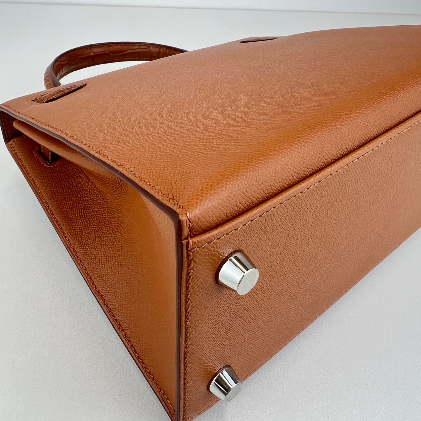 Kelly25 touch ケリー25 タッチ　Gold ゴールド　Madame/crocodile　PHW　SV金具　Stamp-K K刻