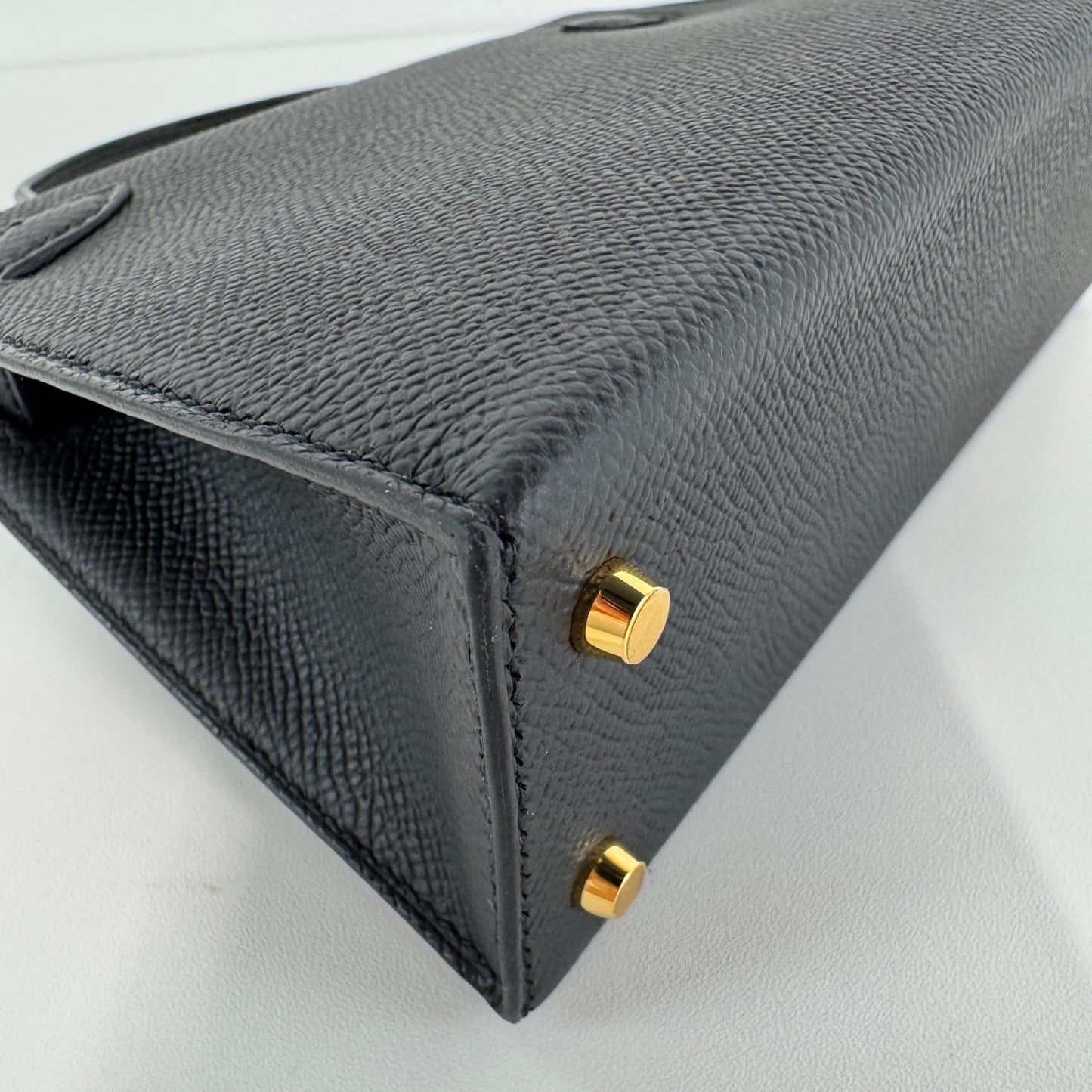 Mini kelly ミニケリー Black ブラック Epsom エプソン GHW ゴールド金具 Stamp-K K刻印