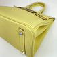 Birkin30 バーキン30 Jaune poussin ジョーヌプッサン Togo トゴ PHW シルバー金具 B刻 ハンドバッグ レディースバッグ