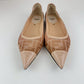 Colibri Pointed Toe Ballerina Flat  コリブリ ポインテッドトゥ バレエフラット Pink ピンク ポリアミド  カーフレザー  ラムレザー サイズ37 24cm