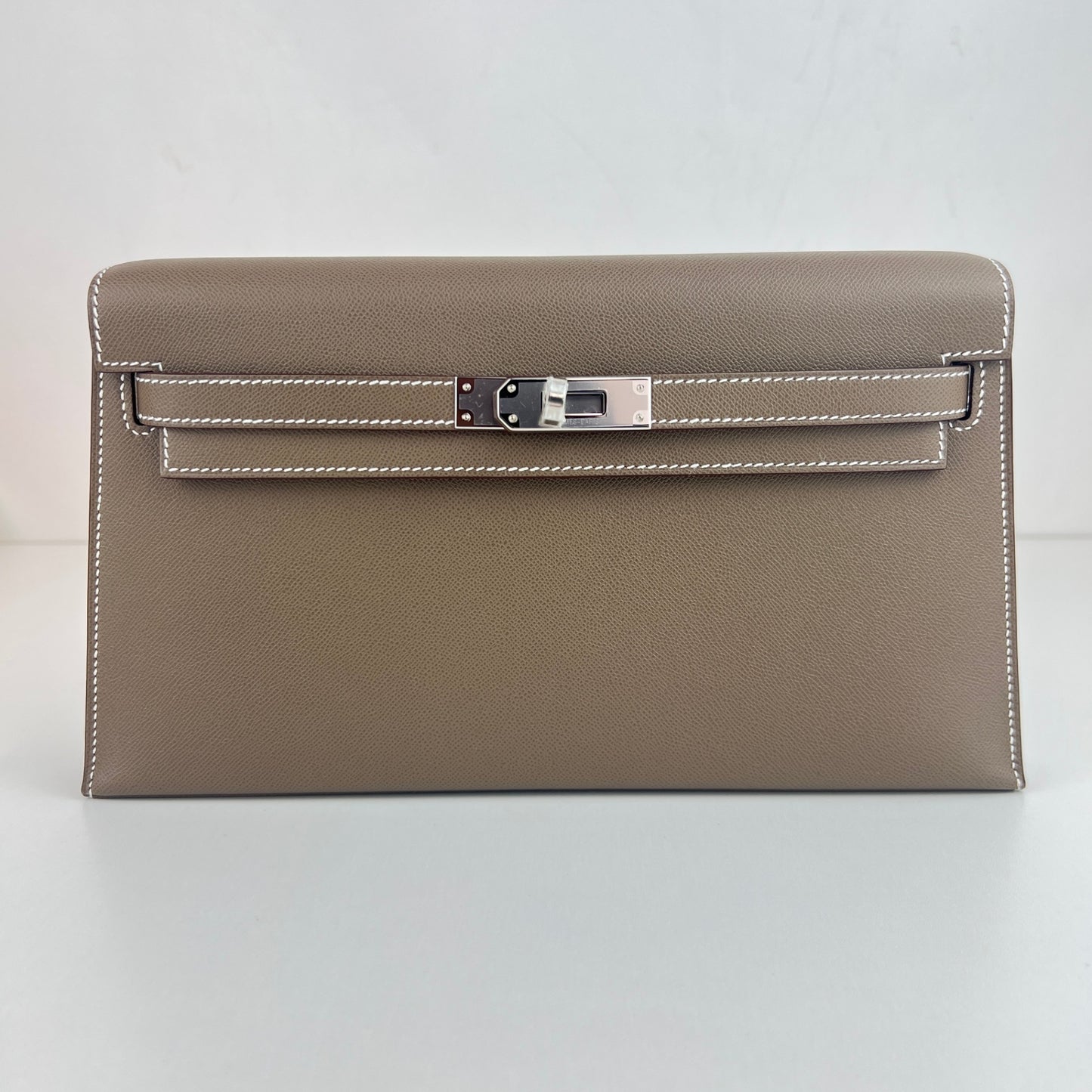 Kelly elan ケリーエラン  Etoupe エトープ PHW シルバー金具 Stamp-W W刻印