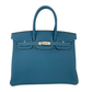 Birkin35 バーキン35 New blue jean ニューブルージーン PHW シルバー金具 Stamp-K K刻印 Togo トゴ