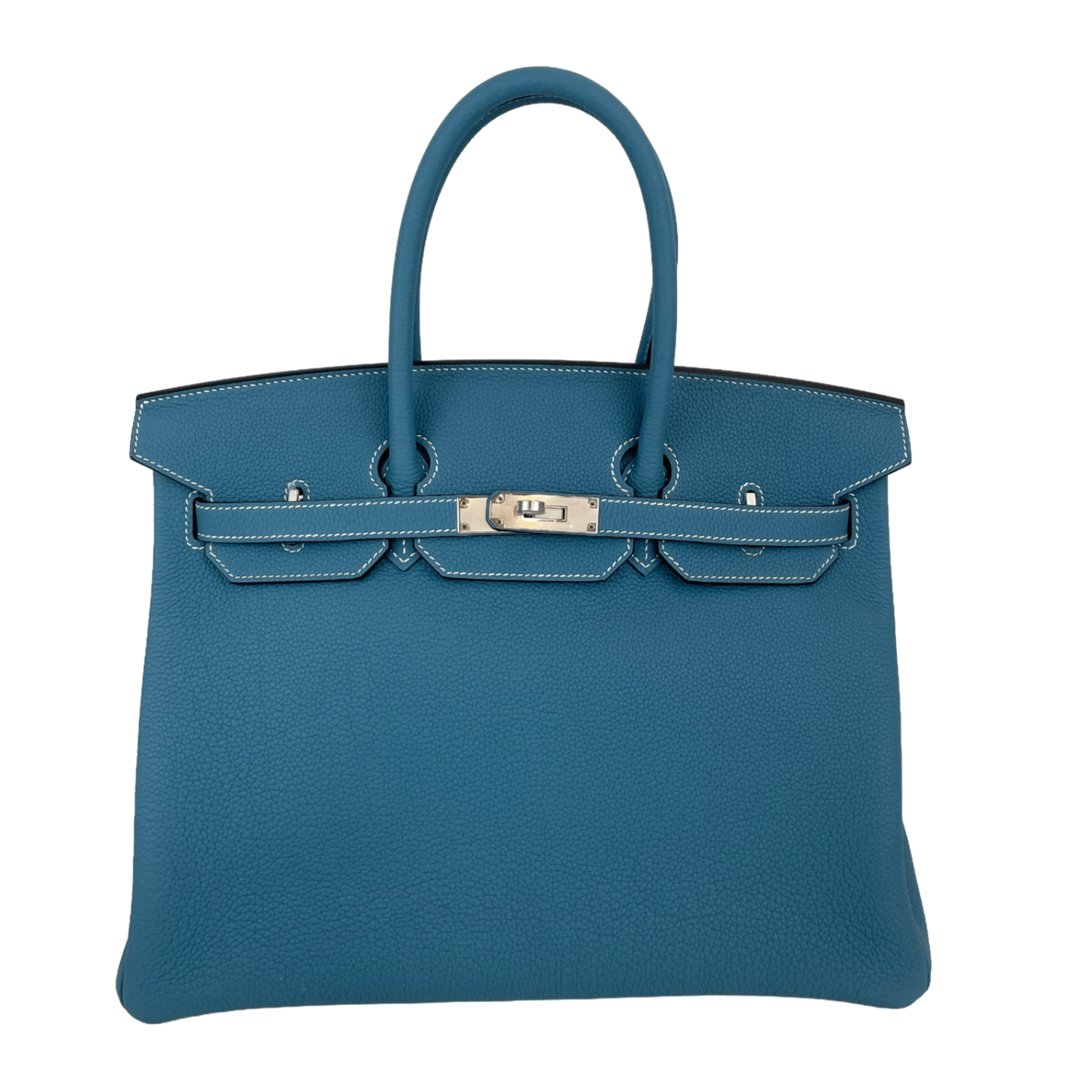 Birkin35 バーキン35 New blue jean ニューブルージーン PHW シルバー金具 Stamp-K K刻印 Togo トゴ