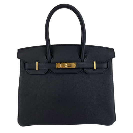 Birkin30 バーキン30 Black ブラック Togo トゴ GHW ゴールド金具 Stamp-K K刻印