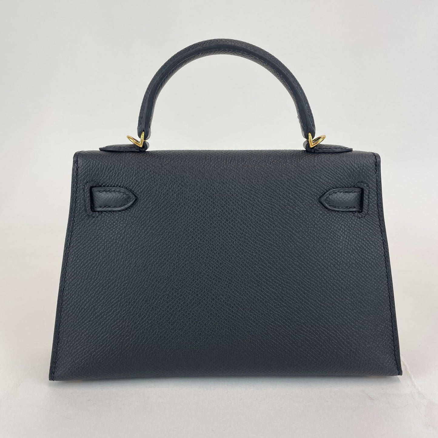 Mini kelly ミニケリー Black　ブラック  GHW ゴールド金具 Epsom エプソン Stamp-K K刻印