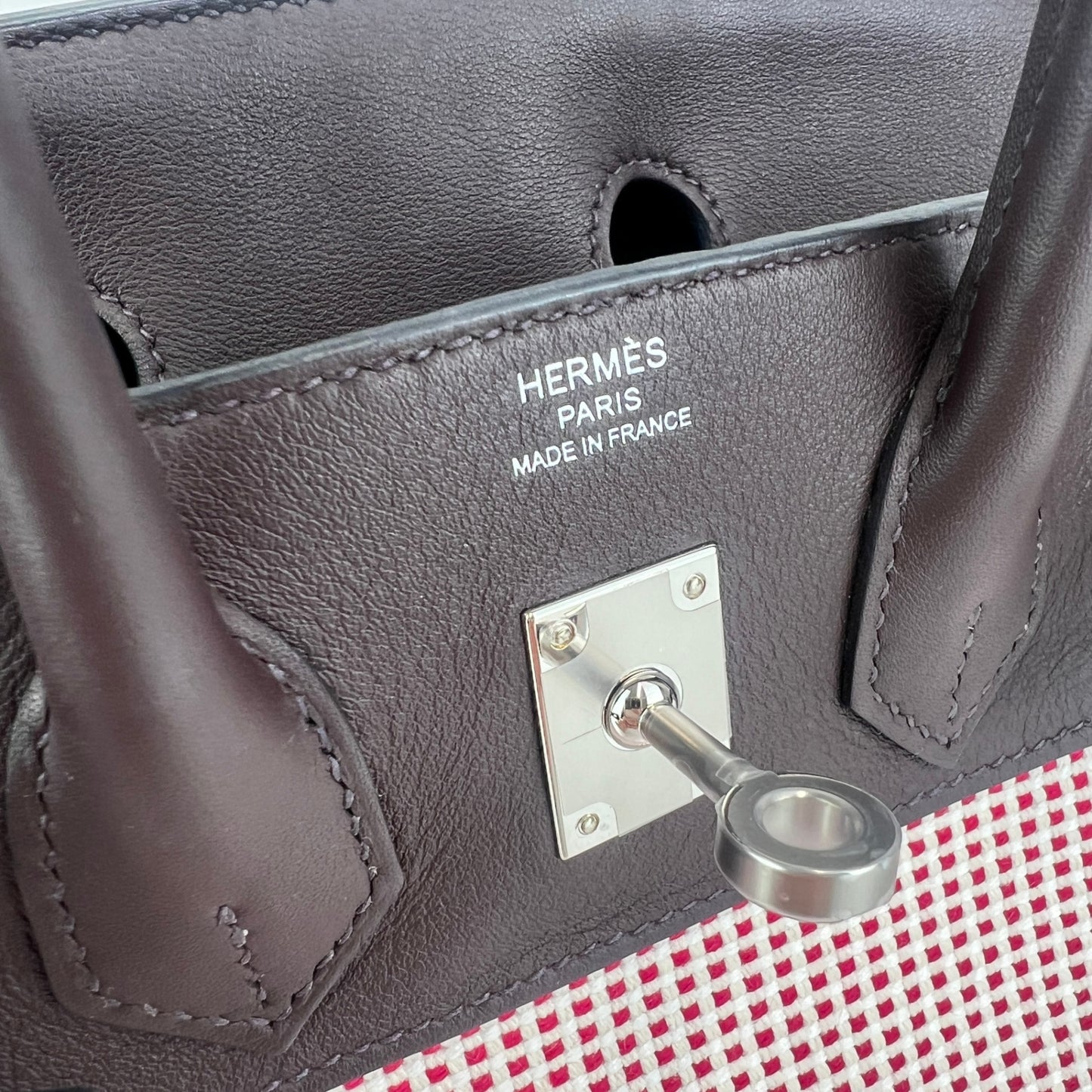 Birkin25 バーキン25 Rouge sellier ルージュセリエ PHW シルバー金具 Stamp-B B刻印