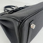 Birkin25 バーキン25 Black ブラック Togo トゴ PHW シルバー金具 Stamp-K K刻印
