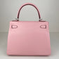 Kelly25 ケリー25 Rose sakura ローズサクラ  PHW シルバー金具 Swift スイフト Stamp-W W刻印